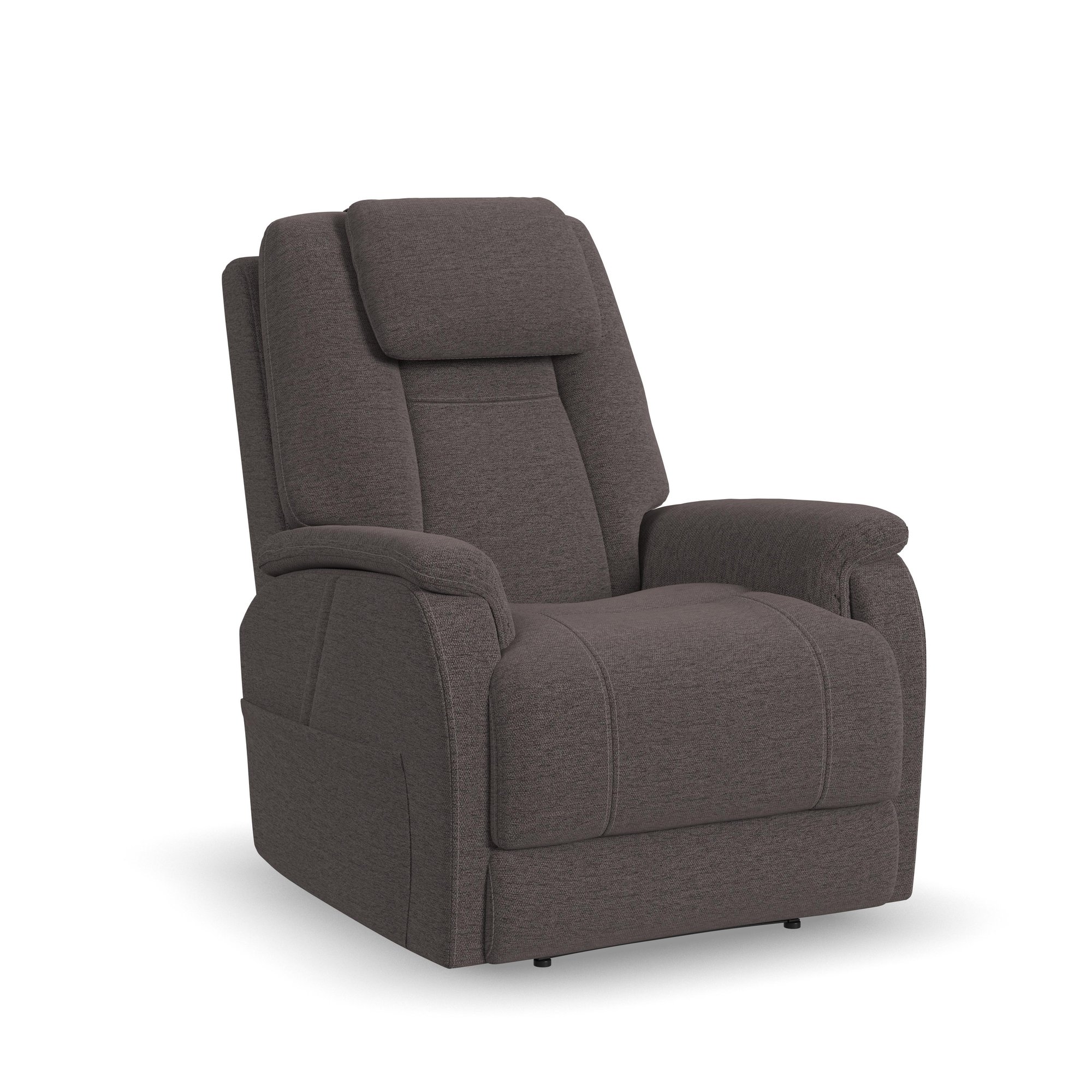 Dark brown Zecliner Model 3+ product image featured in a living room 
